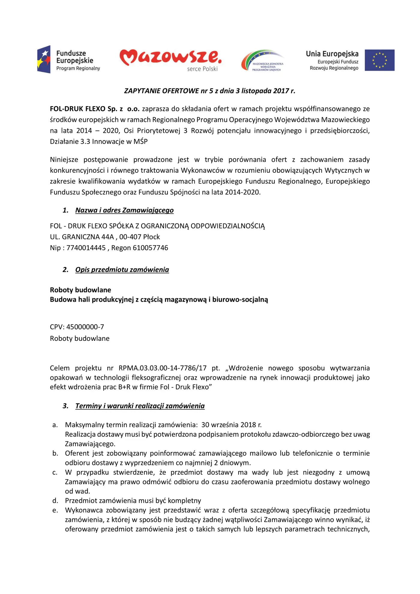 Zapytanie nr 5 – strona 1