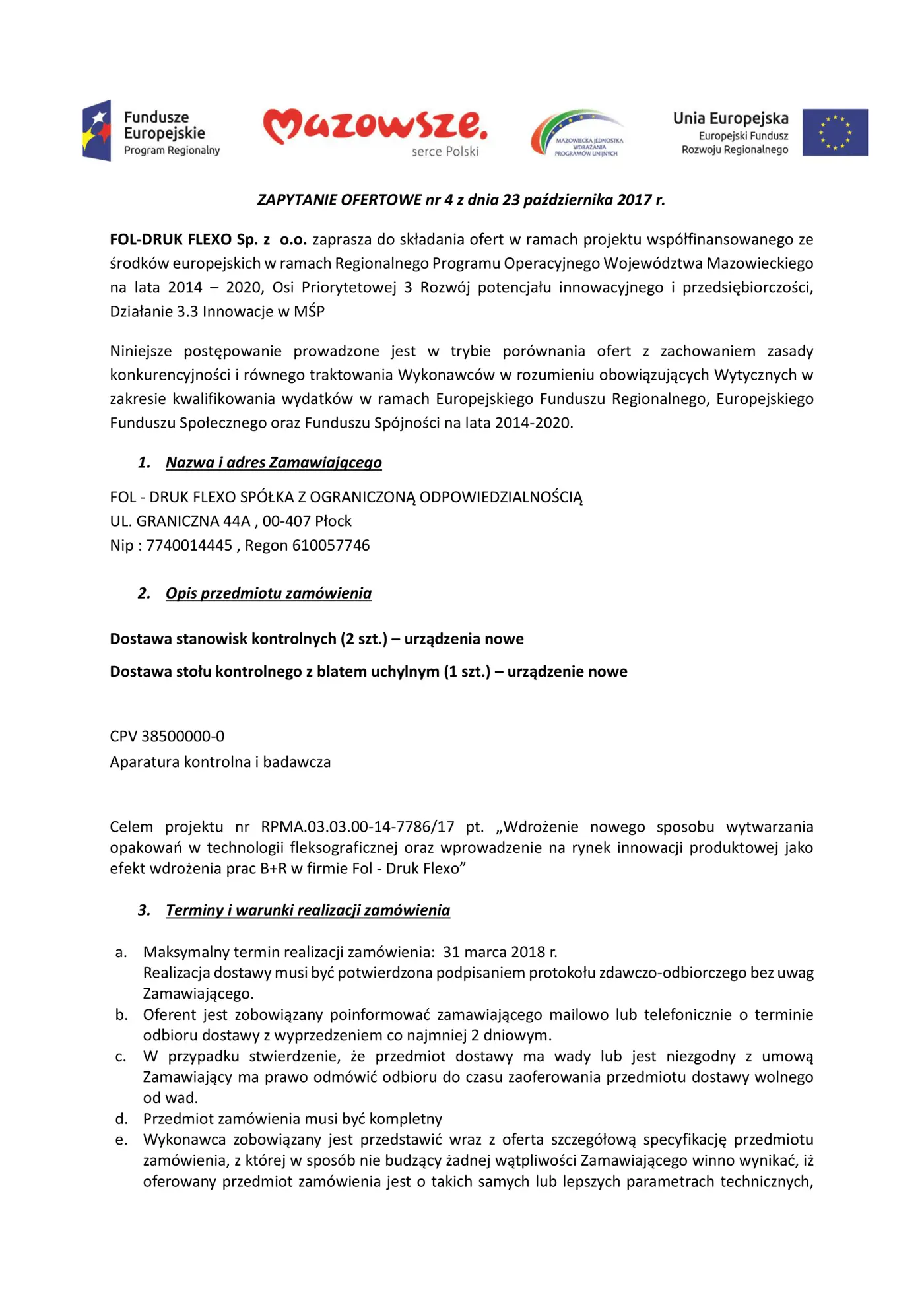 Zapytanie nr 4 – strona 1